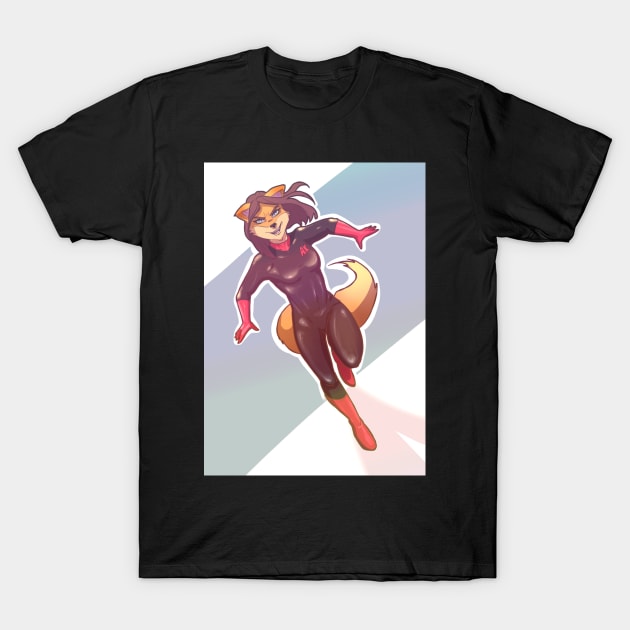 Classic AK Girl (Art by Susie Gander) T-Shirt by Reynard City